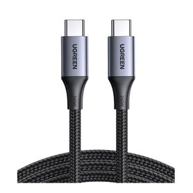 cable usbc a usbc  2 metros  potencia de carga 240w  48v5a  pd31 30  480 mbps  chip emarket  carcasa de aluminio  nylon trenzad