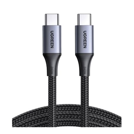 Cable Usbc A Usbc 2 Metros Potencia De Carga 240w 48v/5a Pd3.1 /3.0 480 Mbps Chip Emarket Carcasa De Aluminio Nylon Tren Cable Usbc A Usbc 2 Metros Potencia De Carga 240w 48v/5a Pd3.1 /3.0 480 Mbps Chip Emarket Carcasa De Aluminio Nylon Tren