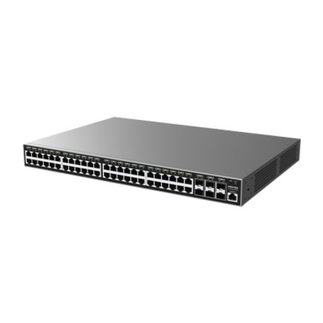 Switch Gigabit  Administrable / 48 Puertos 10/100/1000 Mbps  6 Puertos Sfp / Compatible Con Gwn Cloud.