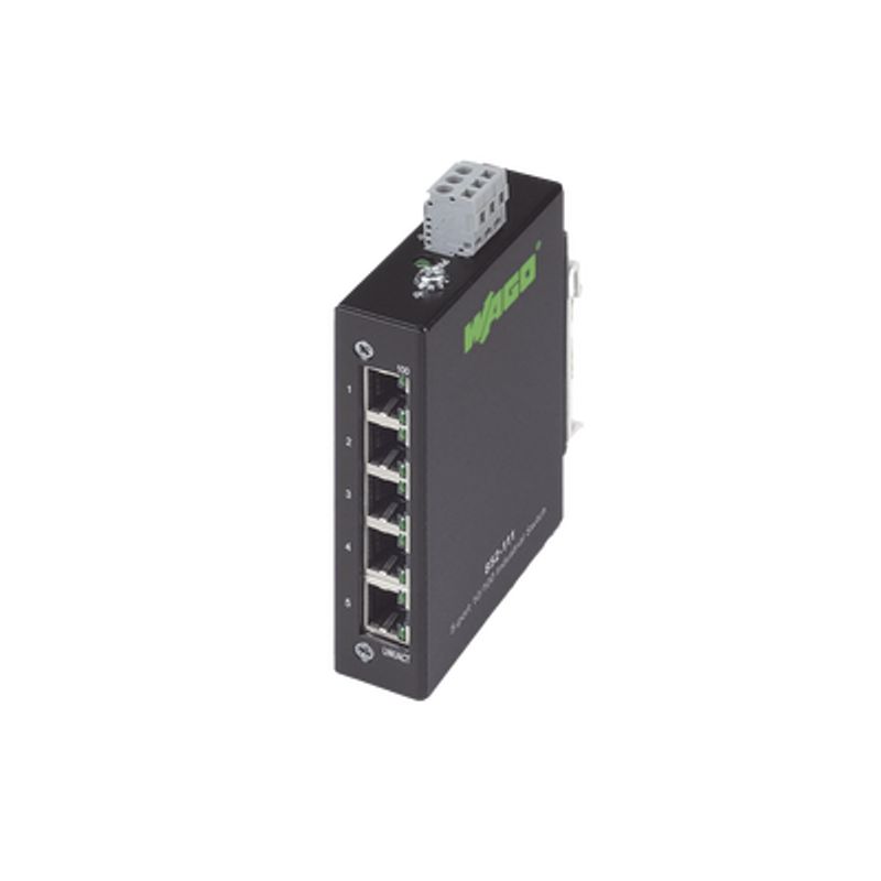 Industrial Eco Switch 5 Puertos 1000 Baset Negro