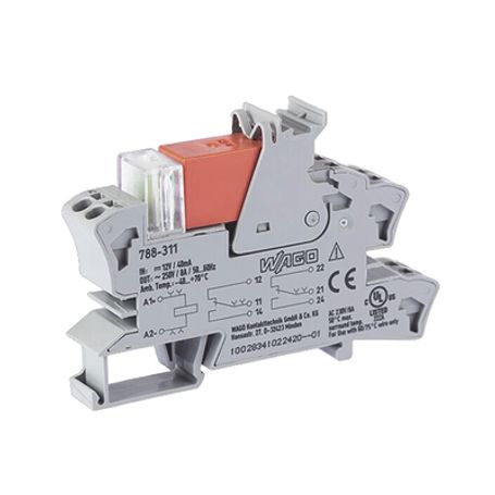 Rele Tensión Nominal De Entrada 12 Vcc 2 Inversores Corriente Permanente Limite 8 A