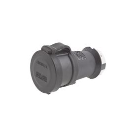 conector industrial con bloqueo de media vuelta  30 a 120208 v ca  nema l2130r  4 polos 5 hilos  color blanco y negro   grado i