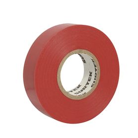 cinta para aislar color rojo de 19 mm x  9 metros  fabricada en pvc  adhesivo acrilico