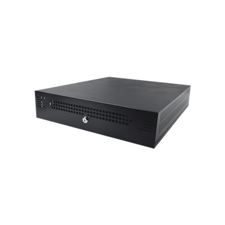 Gabinete Metálico De Seguridad Para Dvr/nvr. Tamano Max. De Dvr/nvr 445 X 88 X 400 Mm (an. X Al. X Prof.)