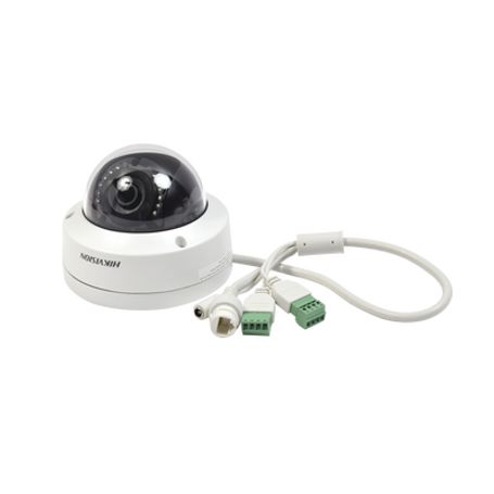 Domo Ip 2 Megapixel / 30 Mts Ir Inteligente / H.264 / Wdr 120db / Microsd / Exterior Ip67 / Ik10 / Entradasalida Audio Y Alarma 