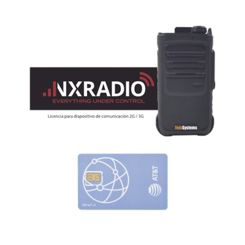 Kit De Radio Poc Lte  Te390 Incluye Licencia Nxradioterminal Y Sim Att Con 1 Ano De Servicio 