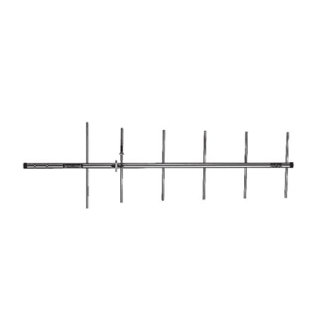 antena yagi direccional para base 150174 mhz 102 db de ganancia 6 elementos 250 watt