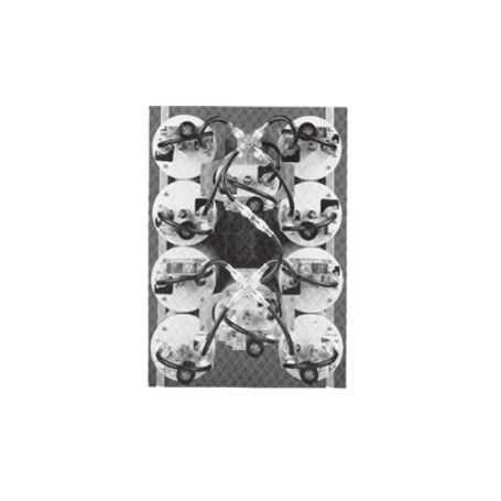 combinador en panel para rack 19 851869 mhz 8 canales 6 diam 500 khz 100 watt n hembras