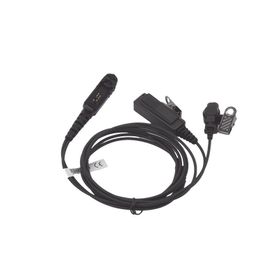 micrófono de solapa con audifono ajustable al oido para radios dp2400 dp2600 xpr3300 xpr3500 dp3441 xir p6600 xir p6620 xir e86