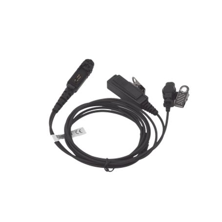 Micrófono De Solapa Con Audifono Ajustable Al Oido. Para Radios Dp2400 Dp2600 Xpr3300 Xpr3500 Dp3441 Xir P6600 Xir P6620 Xir E86