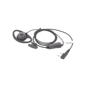 micrófono de solapa con gancho auricular en forma de d para radios kenwood tk323030003402331233603170nx24034022032042075267