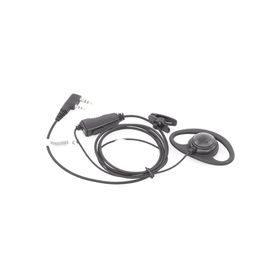 micrófono de solapa con gancho auricular en forma de d para radios kenwood tk323030003402331233603170nx24034022032042075267