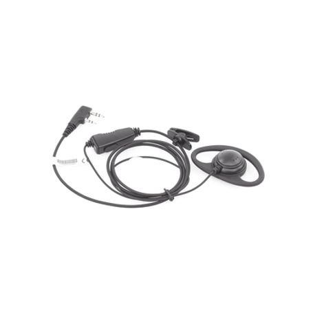 Micrófono De Solapa Con Gancho Auricular En Forma De D Para Radios Kenwood Tk3230/3000/3402/3312/3360/3170nx240/340/220/320/420