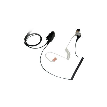 Micrófono De Solapa Con Audifono Discreto P/ Motorola (mototrbo) Xpr6500 / Xpr6550 / Dgp4150 / Dgp6150/ Dgp8550 / Dgp5550 / Apx7