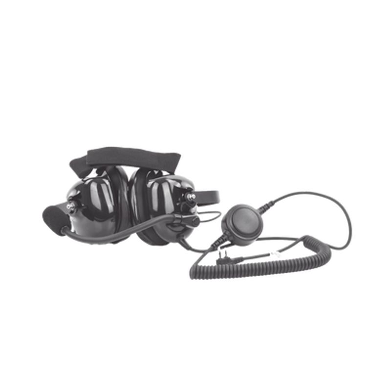 Auriculares Con Orejeras Acolchonadas De Gel Con Micrófono Flexible Con Cancelación De Ruido Para Radios Kenwood Tk3230/3000/340