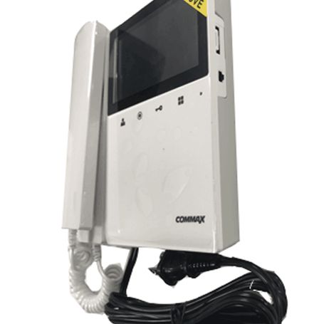 Commax Cdv43k2  Monitor Para Videoportero A Color De 4.3 Pulgadas Con Función De Apertura De Puerta Compatible Con Soluciones Re