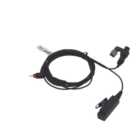 Micrófono De Solapa Con Audifono Ajustable Al Oido. Para Radios Sl4000/4010/sl7550/sl8050/ Sl8550/sl500