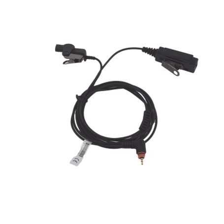 Micrófono De Solapa Con Audifono Ajustable Al Oido. Para Radios Sl4000/4010/sl7550/sl8050/ Sl8550/sl500