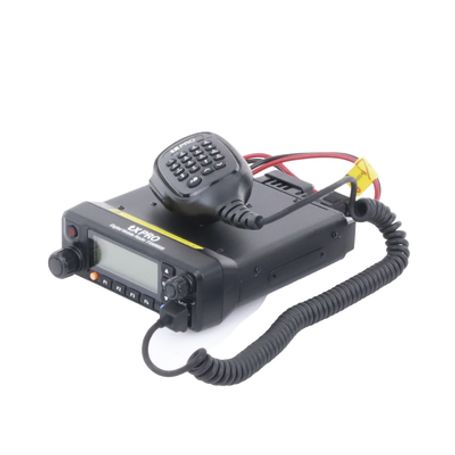 radio móvil digital dmr doble banda 136174 mhz en vhf y 400480 mhz en uhf  incluye micrófono con dtmf y accesorios de instalaci