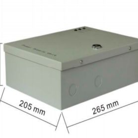 saxxon psu1210d9b  fuente de poder de 12 vcd 10 amperes para 9 camaras compatible con bateria de respaldo 11 amper por canal pr