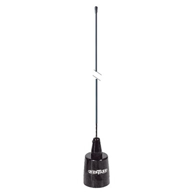 Antena Móvil Vhf En Color Negro Resistente A La Corrosión 3.4 Db De Ganancia 148174 Mhz.