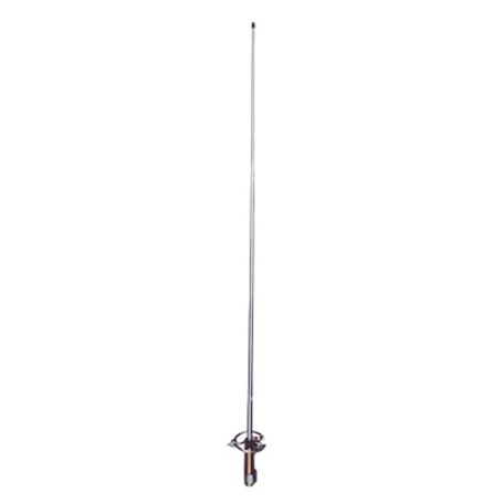 antena base para banda civil cb ganacia de 3 dbi frecuencia 26960  27400 mhz ajuste manual de altura conector uhfhembra