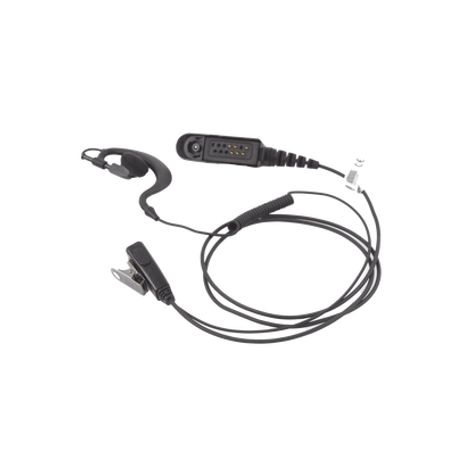 Micrófono De Solapa Con Audifono Ajustable Al Oido. Para Radios Ht750/1250/1550/pro5150/5550/7150