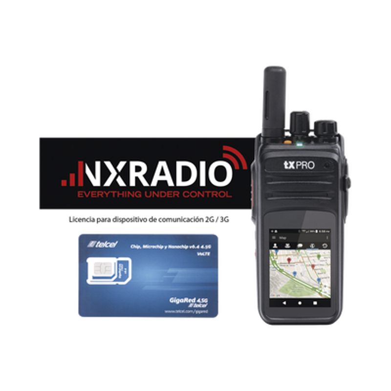 Kit Radio Txr59a4g Incluye Licencia Anual Nxradioterminal 