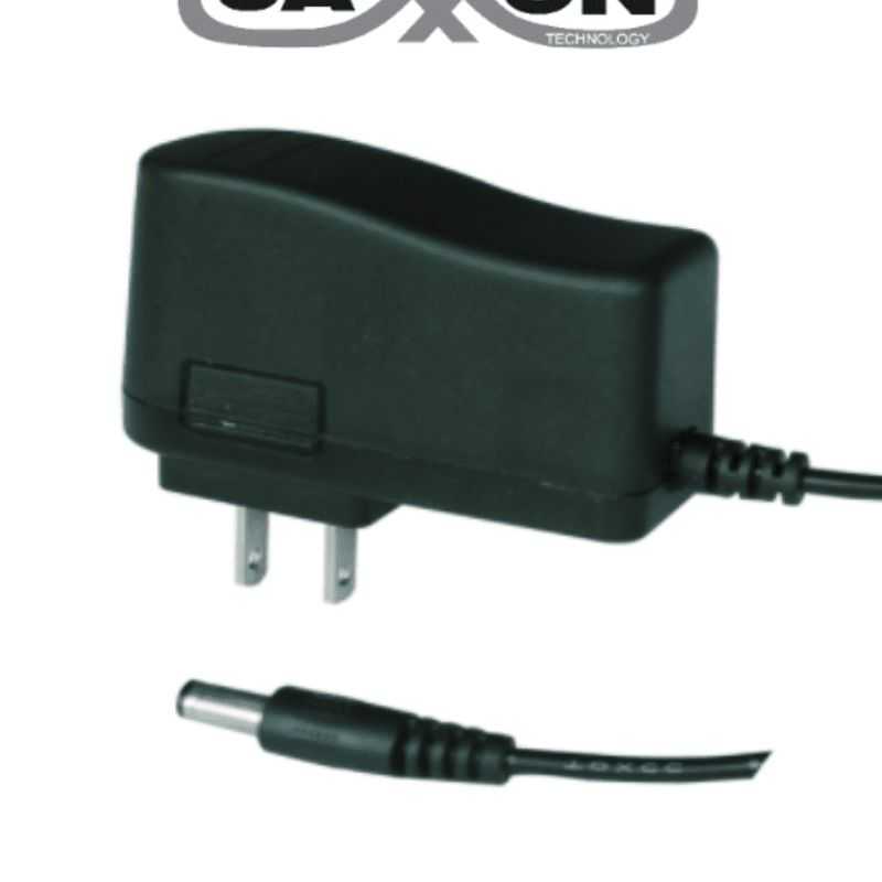 Saxxon Psu1201e  Fuente De Poder Regulada De 12 Vcc 1 Amper/ Conector Macho/ Especial Para Camaras De Cctv/ Usos Multiples/ 