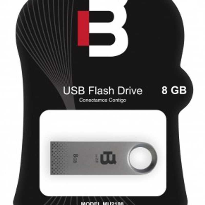 Memoria USB Blackpcs MU2108S8 Plata 8 GB USB 2.0 TL1 