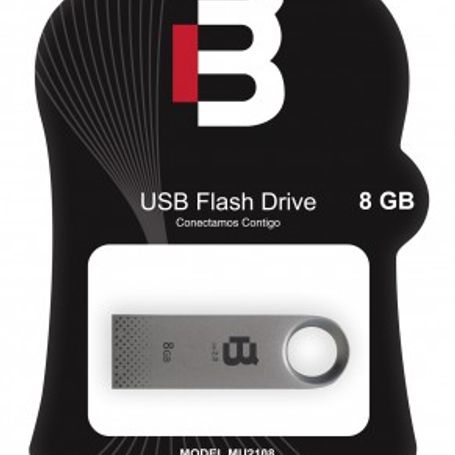 Memoria USB Blackpcs MU2108S8 Plata 8 GB USB 2.0 TL1 