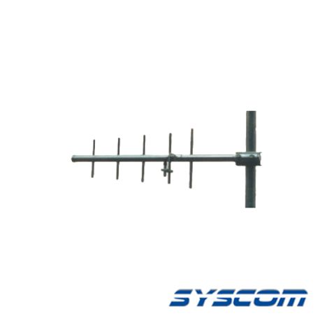 antena yagi direccional 375405 mhz 5 elementos 9 db 300 watt