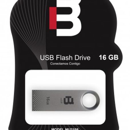 Memoria USB Blackpcs MU2108S16 Plata 16 GB USB 2.0 TL1 