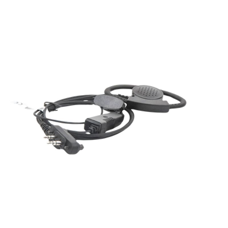 Micrófono De Solapa Con Gancho Auricular Ajustable En Forma De D Para Radios Icom Icf4003/ 4013/ 2000/ 4021/ 4031/ 4103/ 4210/ 4