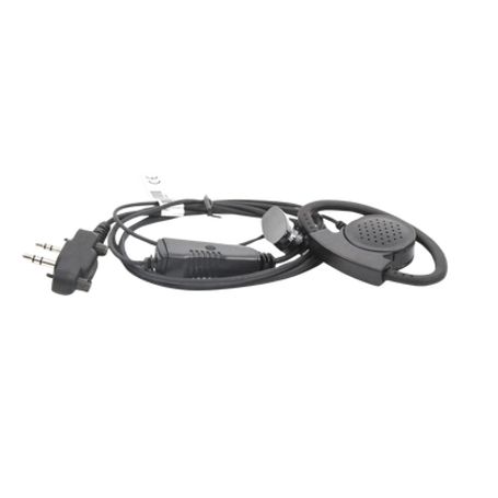 Micrófono De Solapa Con Gancho Auricular Ajustable En Forma De D Para Radios Icom Icf4003/ 4013/ 2000/ 4021/ 4031/ 4103/ 4210/ 4