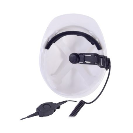 micrófono de conducción osea de cabeza para casco para radios hyt tc500518600610700 motorola gp300sp50p1225pro3150magoneep45035