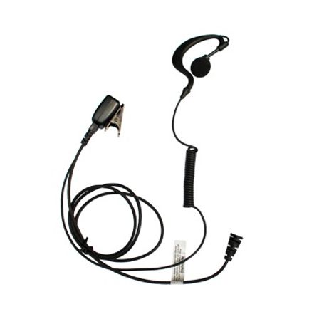 micrófono de solapa con auriculares de gancho en forma de g para motorola gp300sp50p1225pro315magoneep450ep350