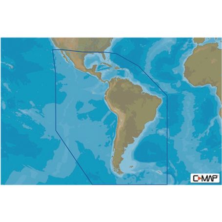 Msay038ms Maxn Mapas Del Caribe Centro Y Sudamérica. Compatible Únicamente Con Series Go Nso Y Nss.