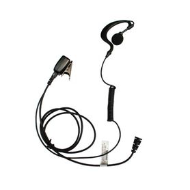 micrófono de solapa con auriculares de gancho en forma de g para motorola ht75012501550pro515055507150