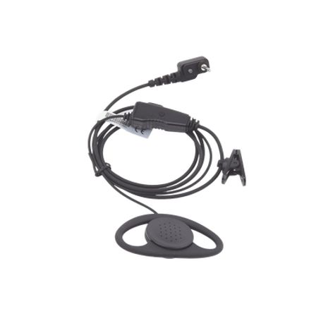 (pte160n H04) Mic De Solapa Con Auricular De Gancho De Hytera Tc320/1688