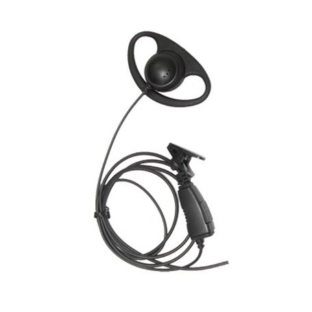 micrófono de solapa con gancho auricular en forma de d para radios motorola ht75012501550pro515055507150