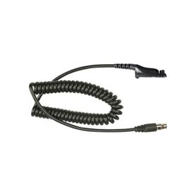 cable para auricular hdsemb con atenuación de ruido para radios motorola mototrbo xpr6500 xpr6550 dep450 dep550 dep550e dep570 