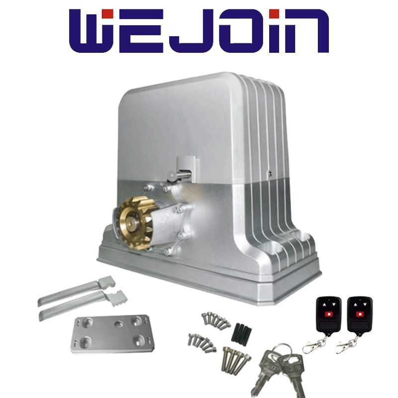 Wejoin Wjpkmp202  Motor Para Portón Deslizante / Peso Máximo 1800 Kg / Control Remoto 418 Mhz / Limites Fisicos / Compatible Con