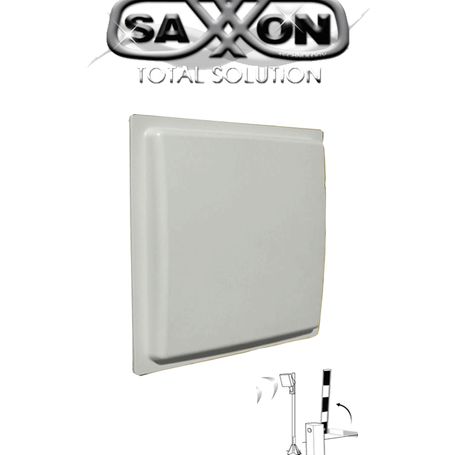 Saxxon Saxr2657  Lectora De Tarjetas Uhf Para Control De Acceso Vehicular / 902 A 928 Mhz / Lectura De Largo Alcance De 1 A 10 M