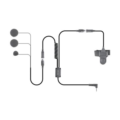 micrófono para casco cerrado para radios icom icf310379919