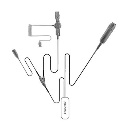 micrófono audifono de solapa de 3 cables p icom icf50 60 3161 4161 30g 30gs 30gt 40gt 40gs 40g