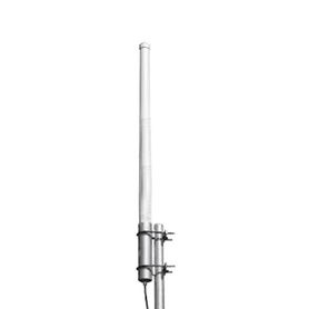 antena omni de fibra de vidrio para estación base 406512 mhz 25 db 500 w