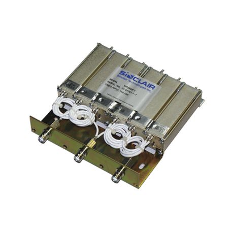 Duplexer Móvil Rechazo De Banda 155174 Mhz 6 Cavidades 1518 Mhz De Separación 50 Watt Bnc Hembras.