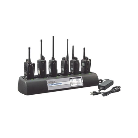 multicargador de 6 cavidades para radios kenwood tk3230 pro talk xls