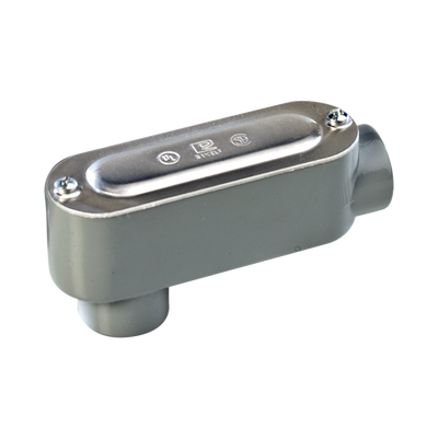 Caja Condulet tipo LB de 1/2 (12.7 mm) Incluye tapa y tornillos.